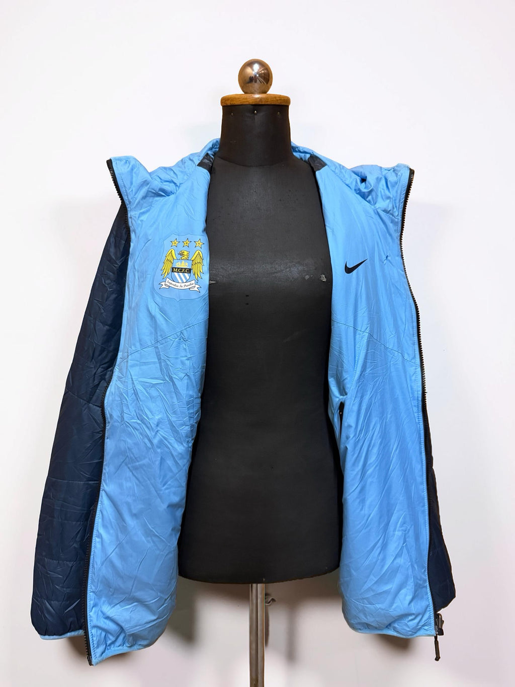 Vintage Nike Manchester City FC Herren-Wendejacke