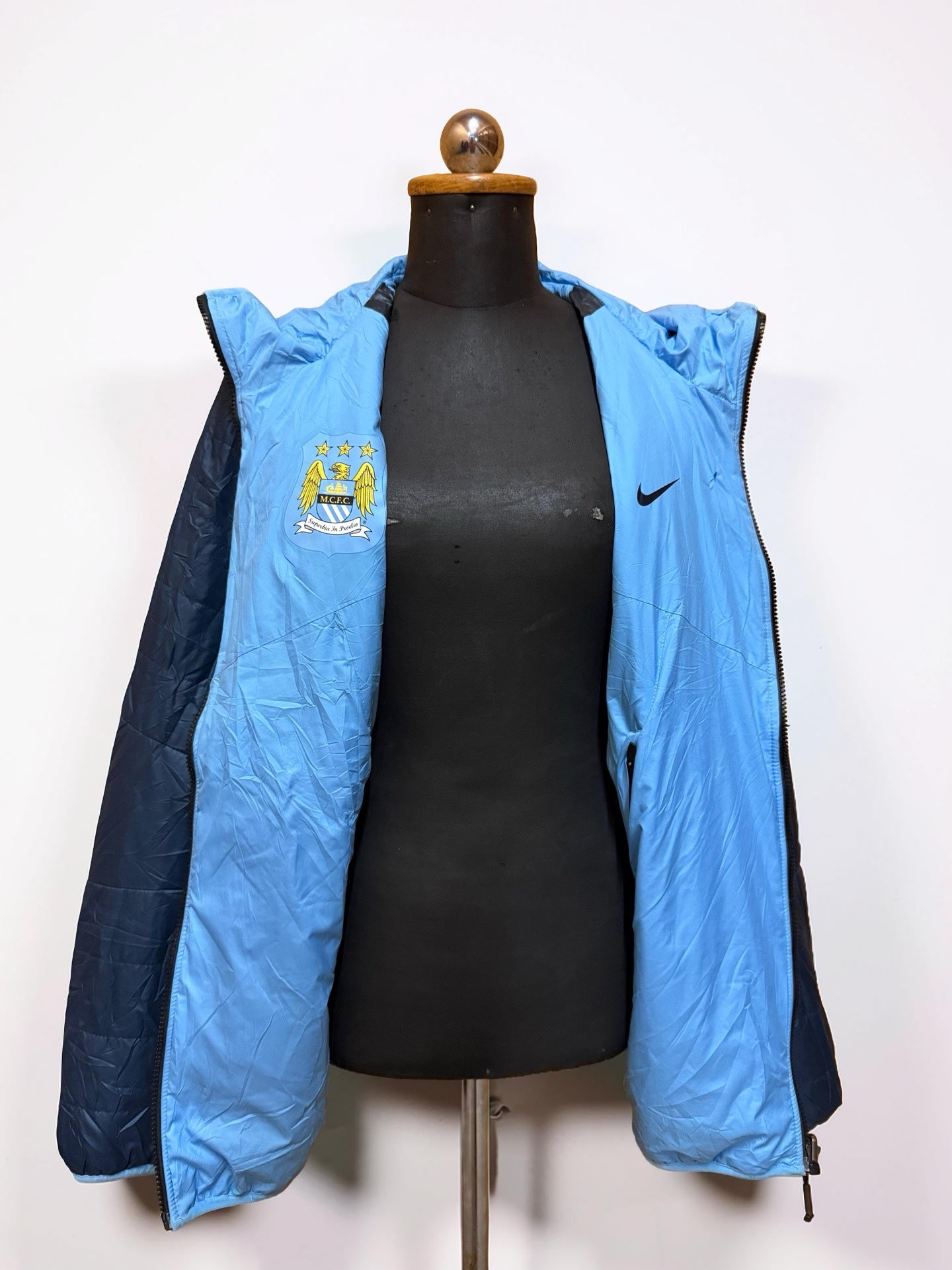 Vintage Nike Manchester City FC Herren-Wendejacke